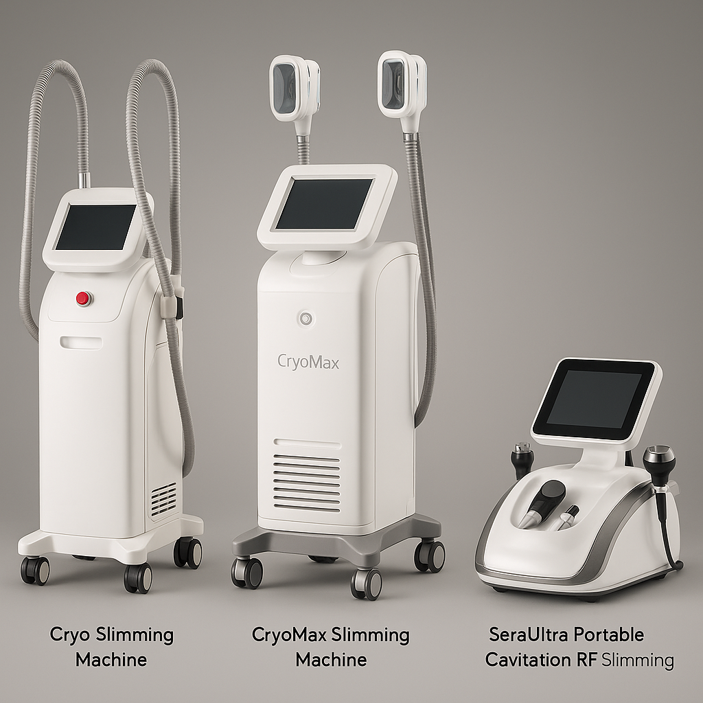 درمان لاغری موضعی با دستگاه کرایو یا آر اف در کلینیک زیبایی