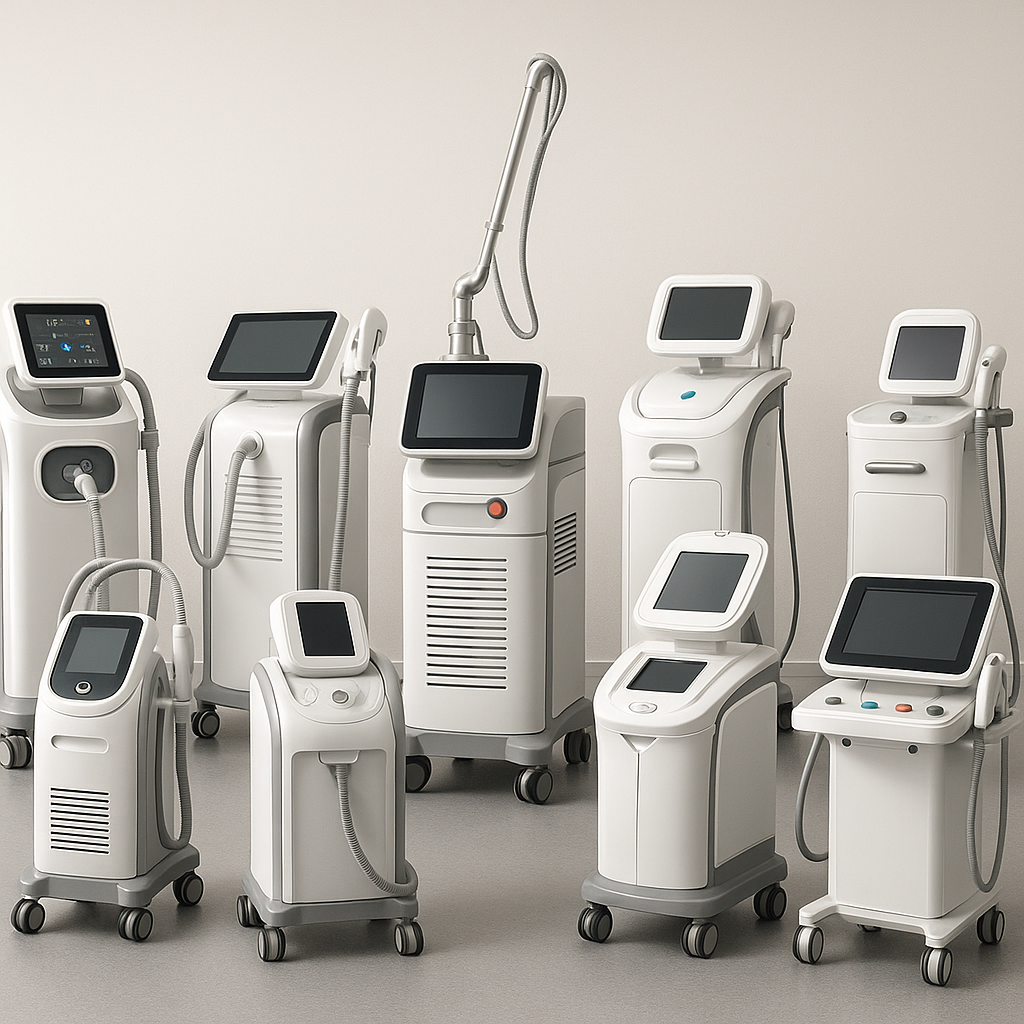 نواع دستگاههای زیبایی کلینیکی