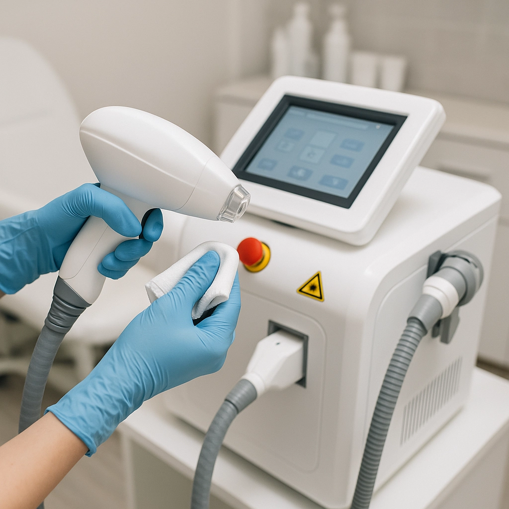 نگهداری دستگاه لیزر