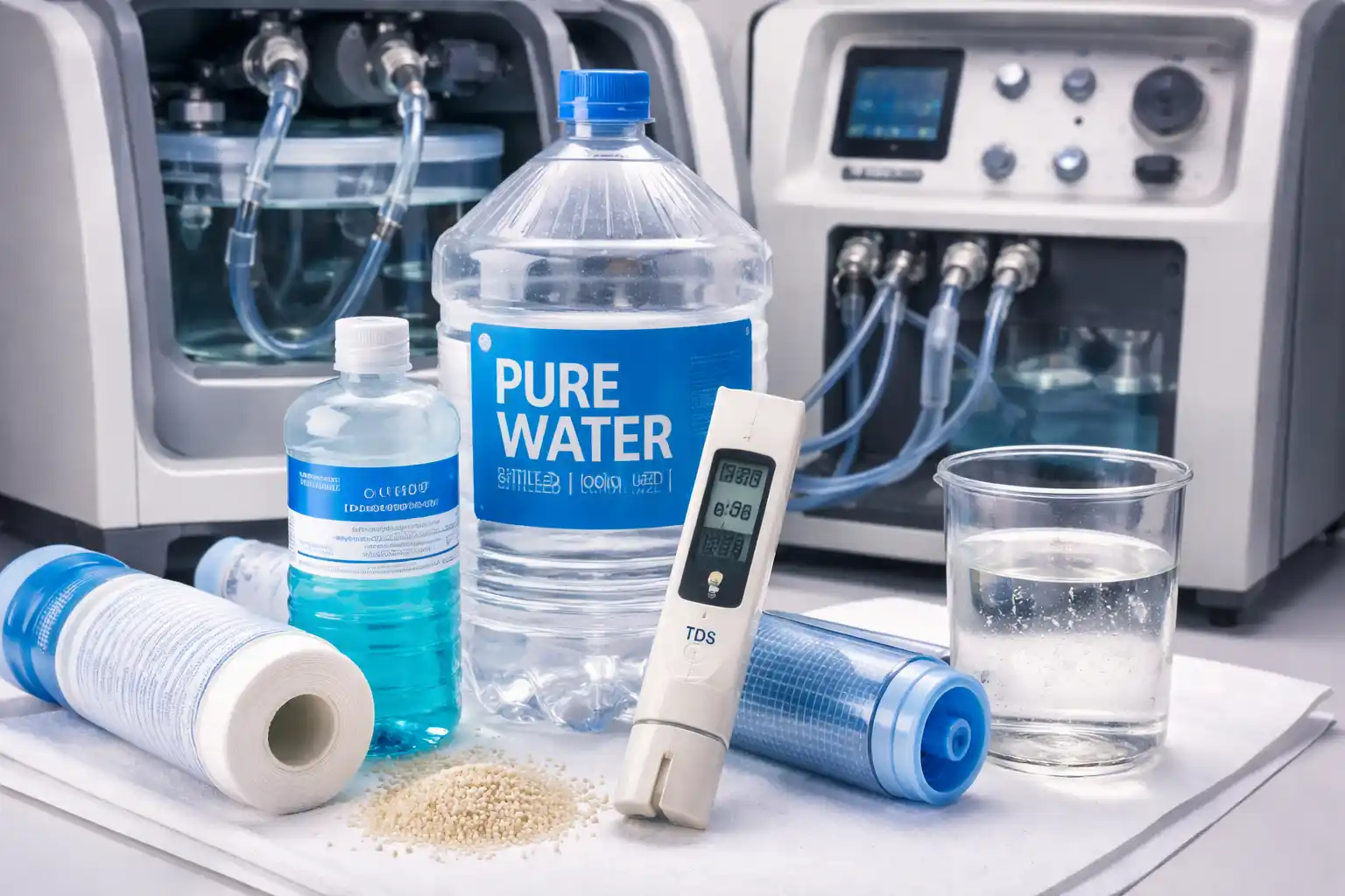 آب مناسب دستگاه لیزر 