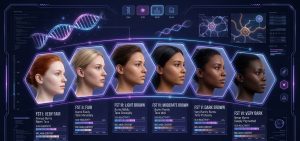 راهنمای جامع تعیین تیپ پوستی فیتزپاتریک (Fitzpatrick)